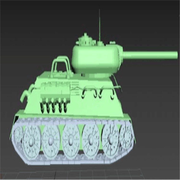 上思充气军用坦克模型